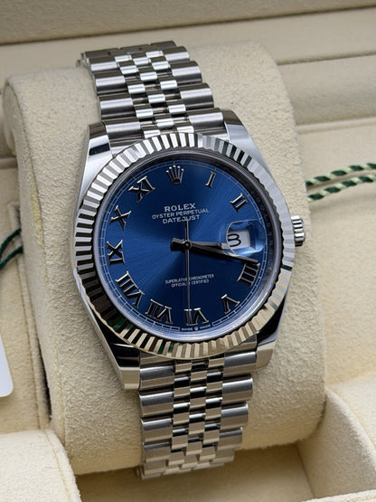 Rolex Datejust 41mm - 126334 ‘Azzuro’ - 2019 Unworn - RARE KHANJAR2